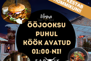 Grillresto SARVIK ja Virma Pubi toitlustavad ööjooksjaid kuni 01.00!