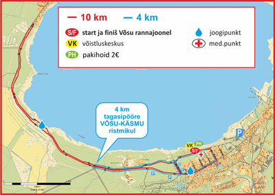 10 km rajal sel aastal 3 teeninduspunkti + Neptunas vesi finišis