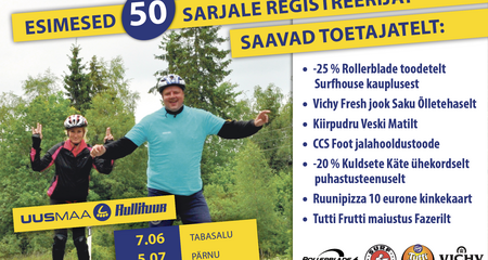 UusMaa Rullituuri sarjale registreerujatele üllatuskingitused!